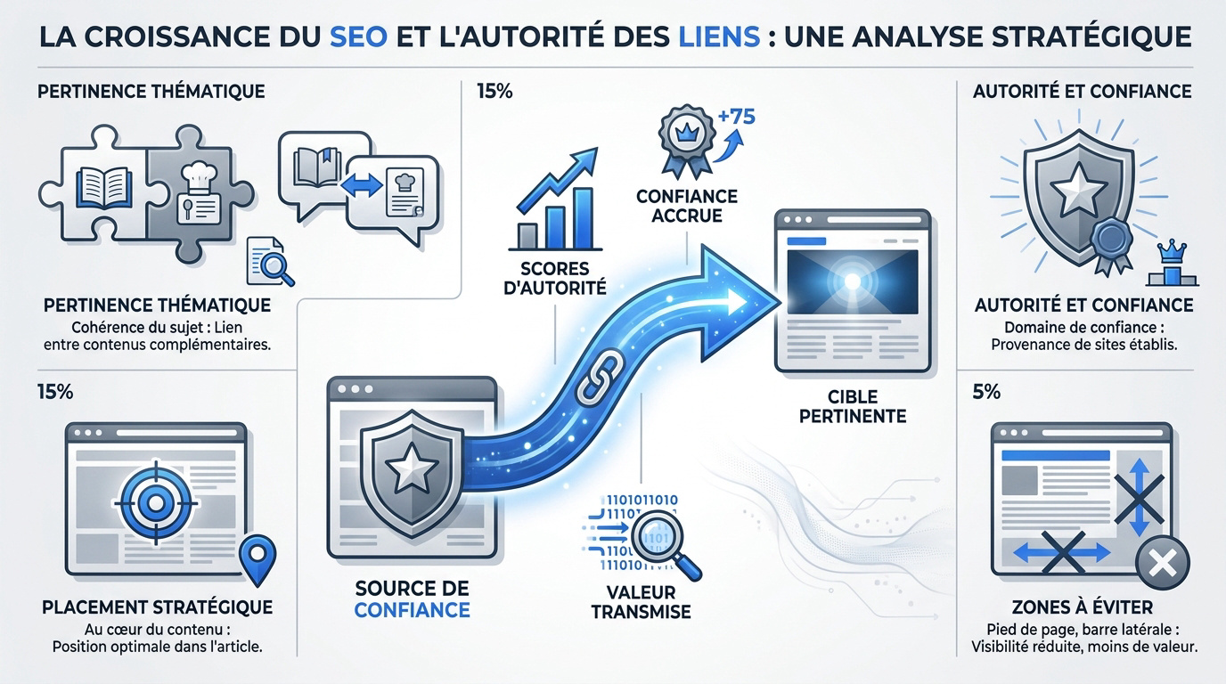 Analyse stratégique de l'autorité des liens et du SEO