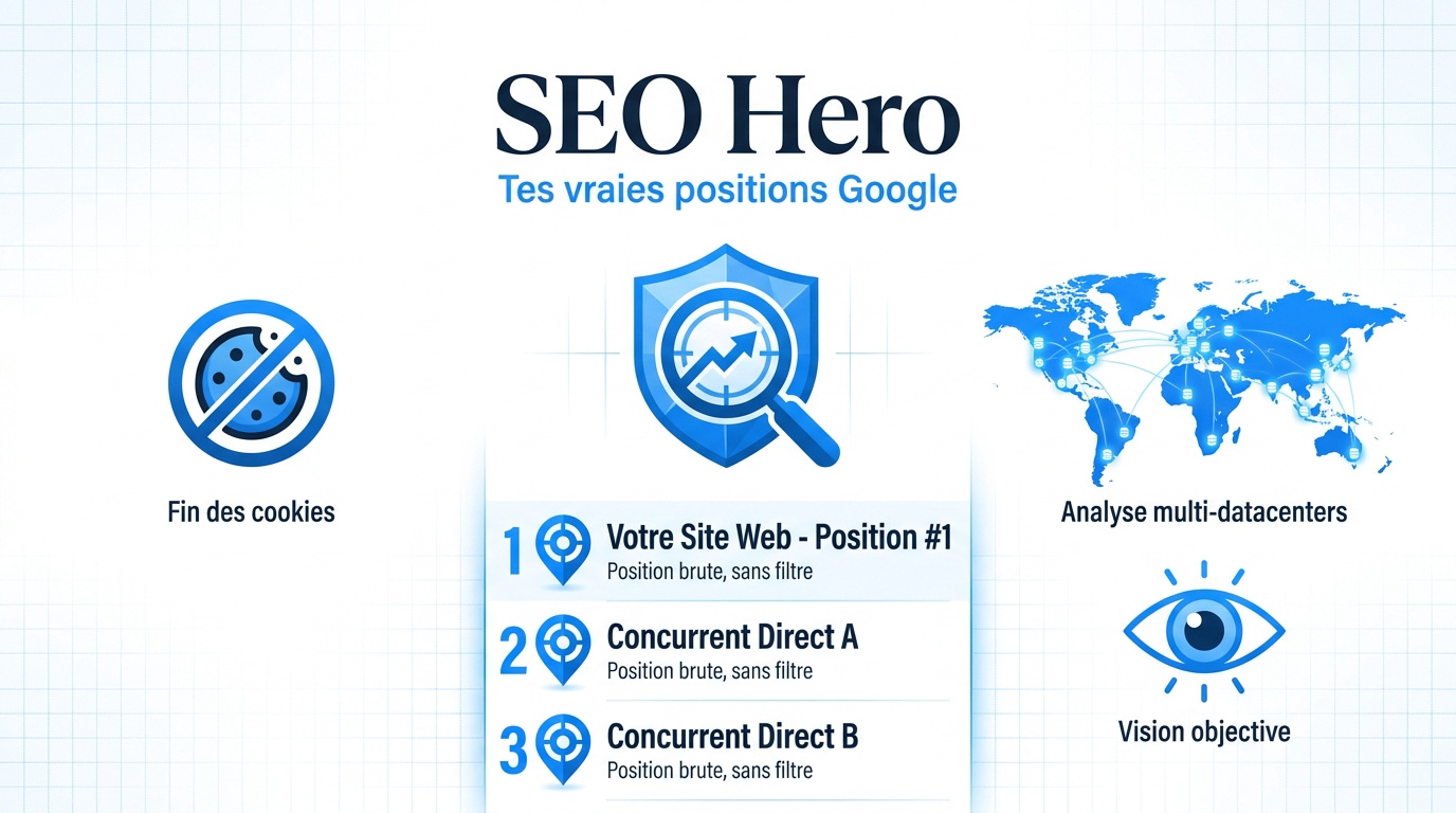 Analyse des positions réelles sur Google avec l'outil SEO Hero